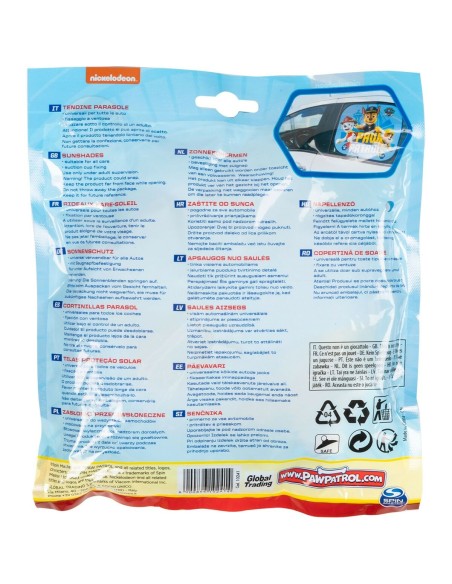 Parasol latéral The Paw Patrol CZ10241 2 Pièces 44 x 35 cm
