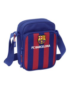Sac à Bandoulière F.C. Barcelona 24/25 Bordeaux Blue marine 16 x 22 x 6 cm