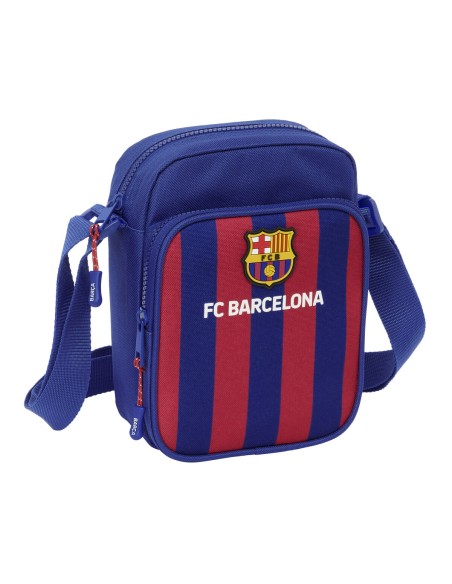 Sac à Bandoulière F.C. Barcelona 24/25 Bordeaux Blue marine 16 x 22 x 6 cm