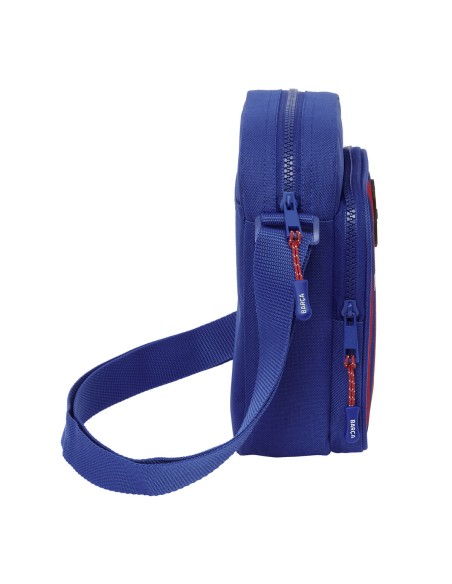 Sac à Bandoulière F.C. Barcelona 24/25 Bordeaux Blue marine 16 x 22 x 6 cm