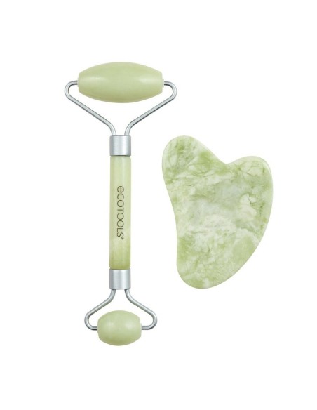 Soin anti-âge pour le visage et le cou Ecotools Jade Jade Lot 2 Pièces