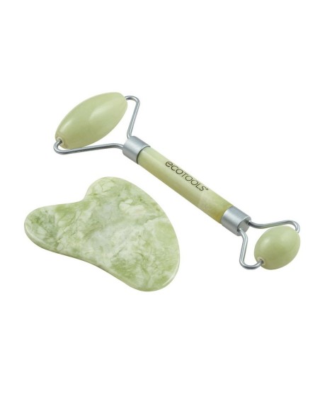 Soin anti-âge pour le visage et le cou Ecotools Jade Jade Lot 2 Pièces
