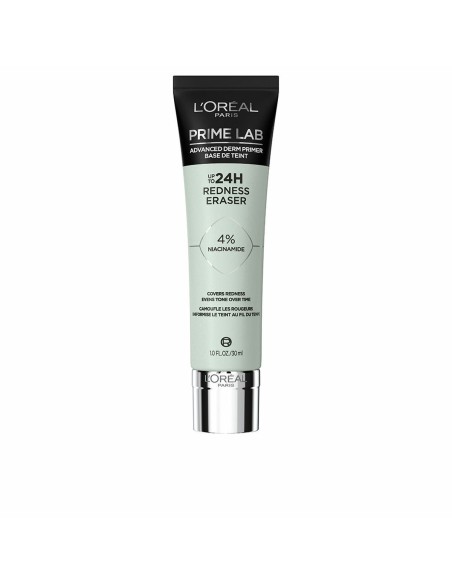 Pré base de maquillage L'Oreal Make Up Prime Lab 24H 30 ml Traitement Anti-rougeurs