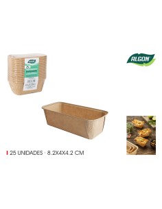 Ensemble de moules à pâtisserie Algon Papier 8,2 x 4 x 4,2 cm 25 Pièces (36 Unités) 2