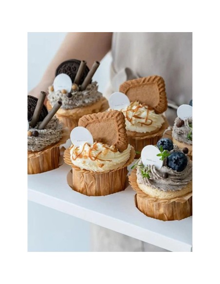 Ensemble de moules à pâtisserie Algon Papier 5 x 3,8 cm 50 Pièces (36 Unités)