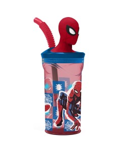 Verre avec Paille Spider-Man CZ11338 3D