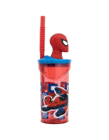 Verre avec Paille Spider-Man CZ11338 3D