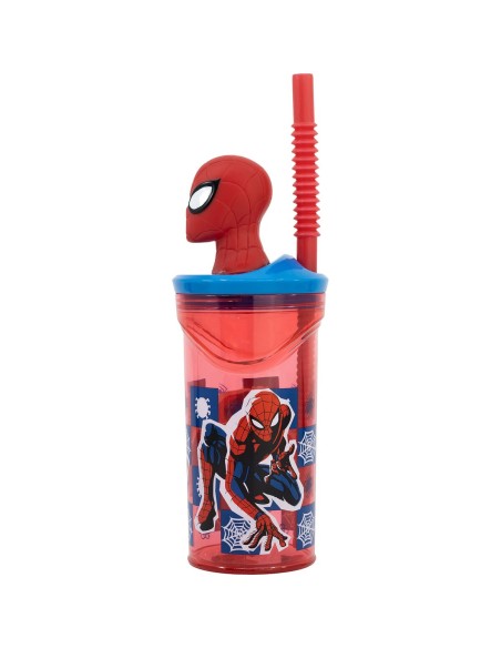 Verre avec Paille Spider-Man CZ11338 3D