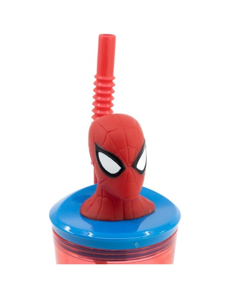 Verre avec Paille Spider-Man CZ11338 3D