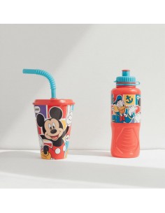 Verre avec Paille Mickey Mouse CZ11364 430 ml 2