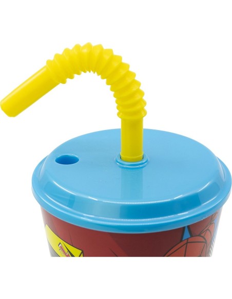 Verre avec Paille Spider-Man CZ11366 430 ml