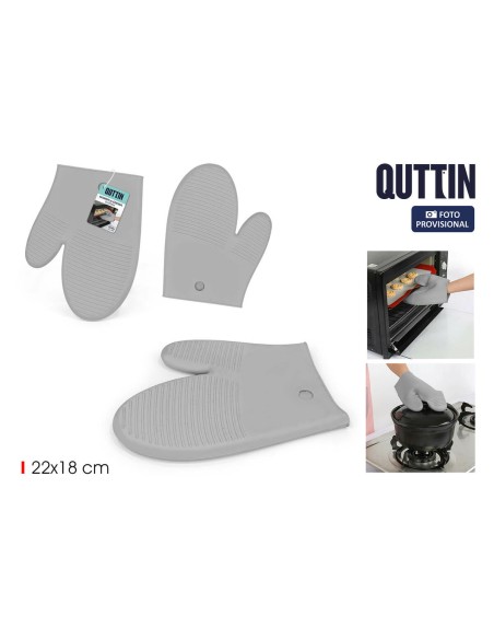 Gant à Four Quttin Silicone 22 x 18 cm (24 Unités)