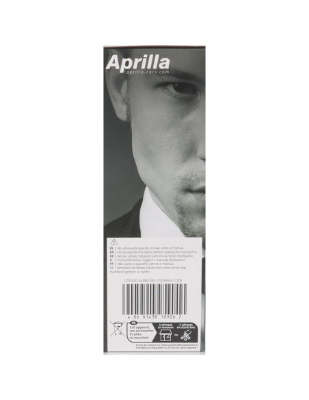 Rasoir electrique Aprilla Noir (6 Unités)