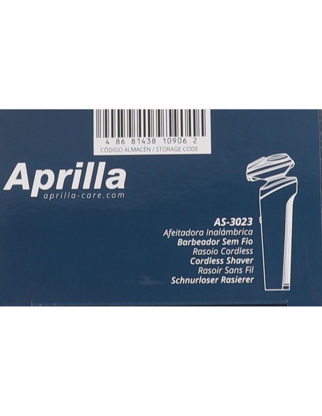 Rasoir electrique Aprilla Noir (6 Unités)