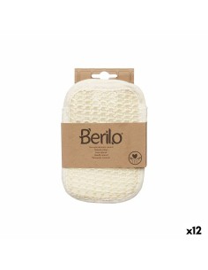 Gant Exfoliant Berilo B7083-5 Blanc Beige (12 Unités)