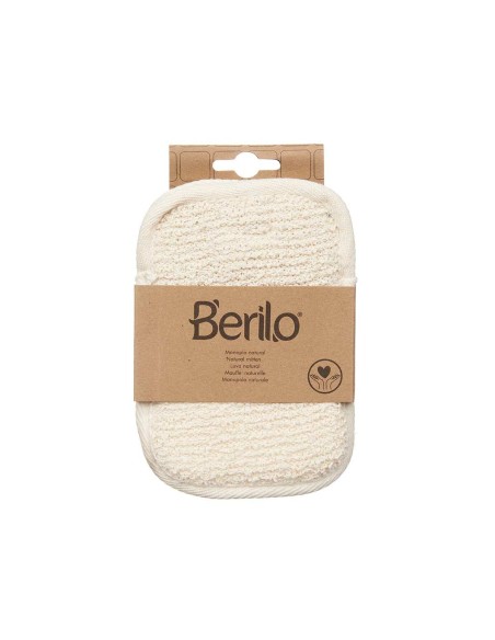 Gant Exfoliant Berilo B7081-5 Blanc Beige (12 Unités)