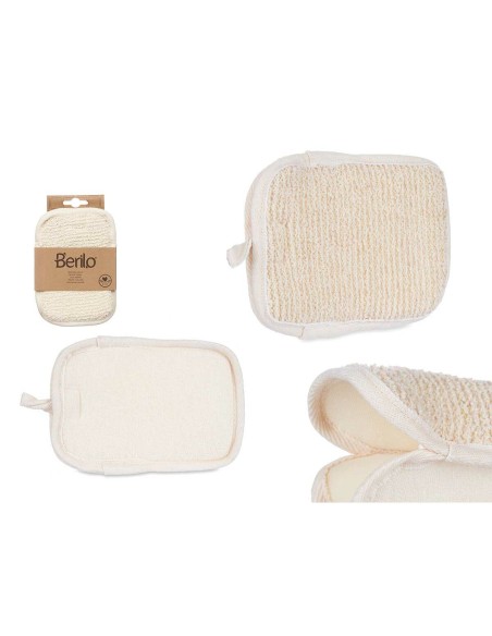 Gant Exfoliant Berilo B7081-5 Blanc Beige (12 Unités)