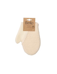 Gant Exfoliant Berilo B7081-10 Blanc Beige (12 Unités) 2