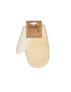 Gant Exfoliant Berilo B7083-10 Blanc Beige (12 Unités) 2