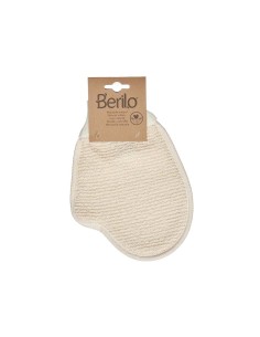 Gant Exfoliant Berilo B7081-12 Blanc Beige (12 Unités) 2
