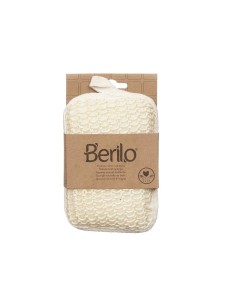 Éponge Corporelle Berilo B7083-6 Blanc Beige 11 x 16,5 x 3 cm (12 Unités) 2