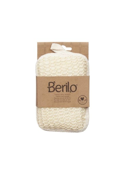 Éponge Corporelle Berilo B7083-6 Blanc Beige 11 x 16,5 x 3 cm (12 Unités)