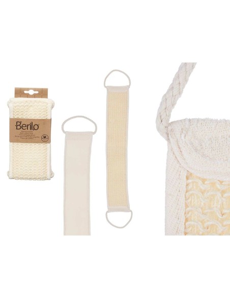 Éponge de Massage Berilo B7083-16 Blanc (12 Unités)