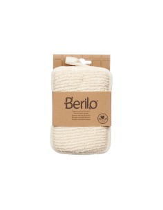 Éponge Corporelle Berilo B7081-6 Blanc Beige 11 x 16,5 x 2 cm (12 Unités) 2