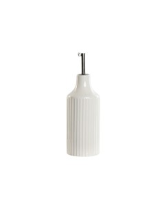 Huilier Home ESPRIT Blanc Argenté Acier inoxydable Porcelaine Urbaine 350 ml 7 x 7 x 22 cm