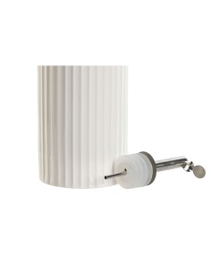 Huilier Home ESPRIT Blanc Argenté Acier inoxydable Porcelaine Urbaine 350 ml 7 x 7 x 22 cm 2