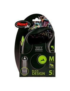 Laisse pour Chien Flexi BLACK DESIGN 5 m Taille M Vert 2