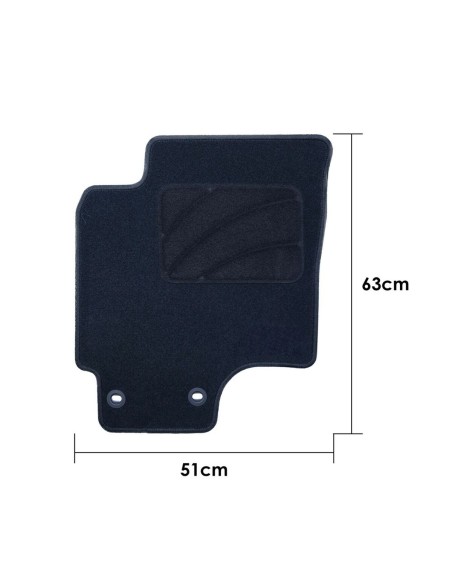 Set de tapis de voitures OCC Motorsport OCCCH0006LOG Chevrolet Epica 5 Pièces