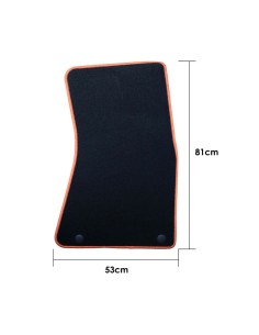 Set de tapis de voitures OCC Motorsport OCCBW0015YE Bmw E65 Serie 7 Corto 5 Pièces 2
