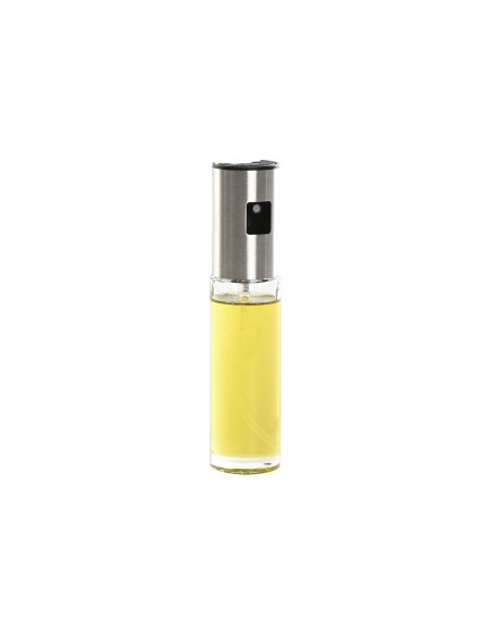 Huilier Home ESPRIT Transparent Acier inoxydable Verre 100 ml 4 x 4 x 18,3 cm