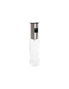 Huilier Home ESPRIT Transparent Acier inoxydable Verre 100 ml 4 x 4 x 18,3 cm 2