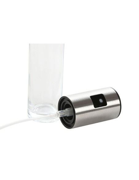 Huilier Home ESPRIT Transparent Acier inoxydable Verre 100 ml 4 x 4 x 18,3 cm