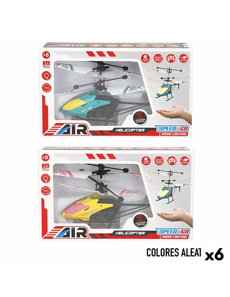 Hélicoptère télécommandé Colorbaby (6 Unités)