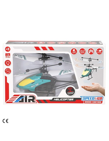 Hélicoptère télécommandé Colorbaby (6 Unités)
