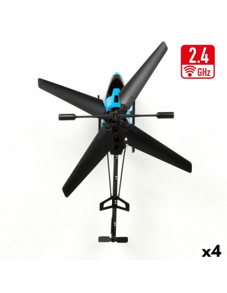 Hélicoptère télécommandé Colorbaby (4 Unités)