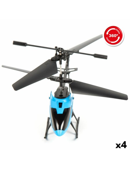 Hélicoptère télécommandé Colorbaby (4 Unités)