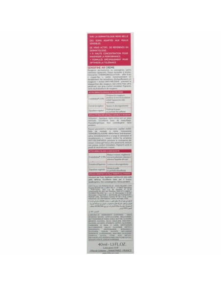 Crème hydratante SVR Sensifine Ar 40 ml