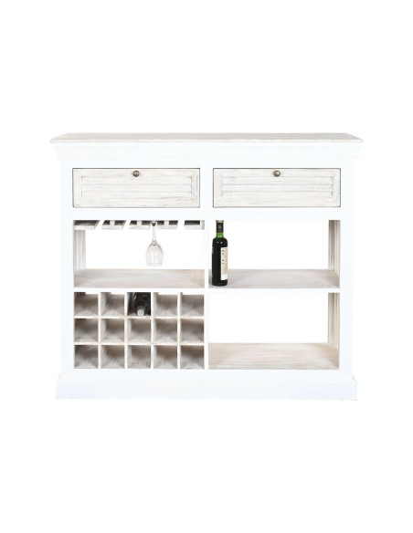 Range Bouteilles Home ESPRIT Blanc 120 x 40 x 98 cm
