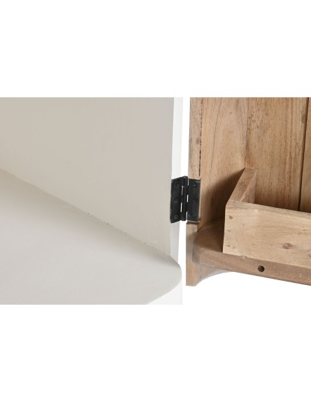 Range Bouteilles Home ESPRIT Blanc Naturel 85 x 50 x 100 cm