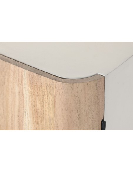 Range Bouteilles Home ESPRIT Blanc Naturel 85 x 50 x 100 cm