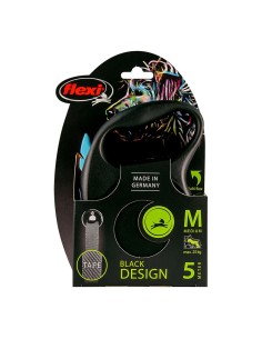 Laisse pour Chien Flexi BLACK DESIGN 5 m Bleu Taille S 2