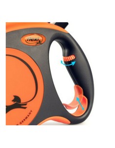 Laisse pour Chien Flexi XTREME 5 m Orange Taille L 2