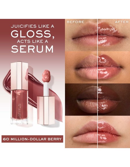 Gloss Lancôme IDÔLE MAKE-UP Nº 60-Million-Dollar Berry 9 ml