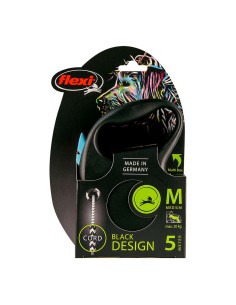 Laisse pour Chien Flexi BLACK DESIGN 5 m Bleu Taille M 2