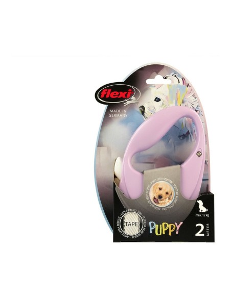 Laisse pour Chien Flexi Puppy 2 m Rose