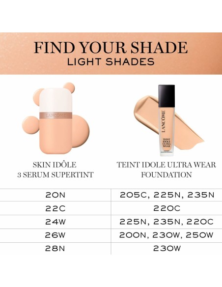 Crème Solaire Avec Couleur Lancôme IDÔLE MAKE-UP Nº 22c 30 ml